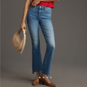 Mother insider drop fray jeans 28 NWT